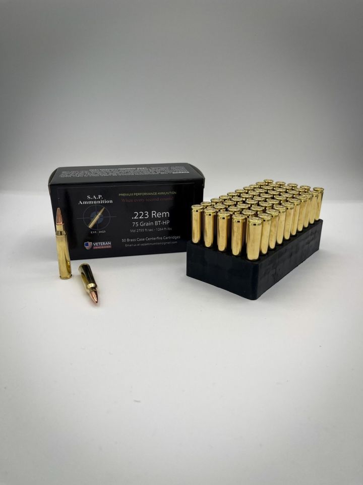 223 Rem 75gr BT-HP