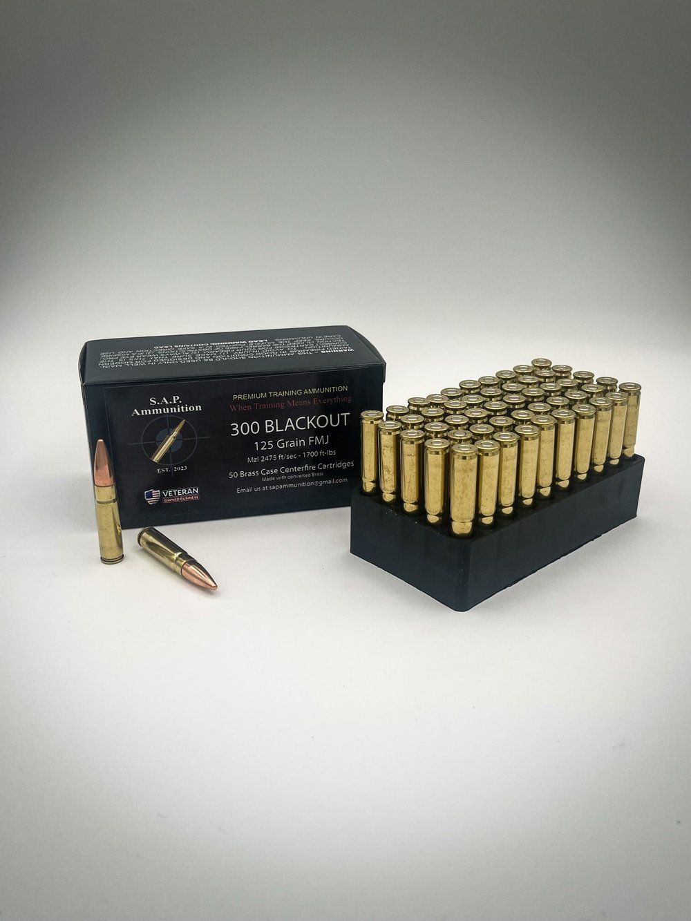 300 Blkout 125gr FMJ