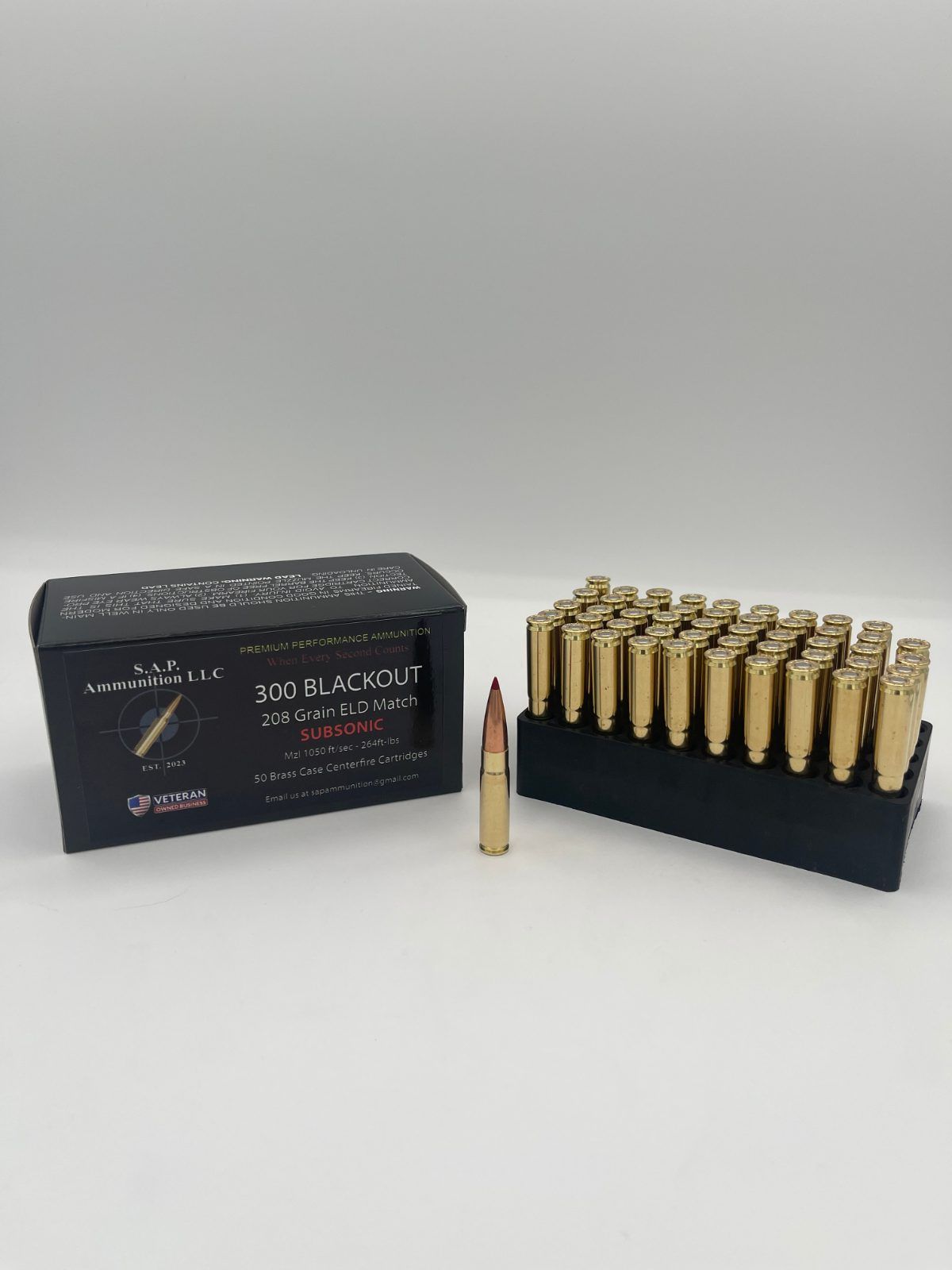 300 Blkout 208gr ELD-M