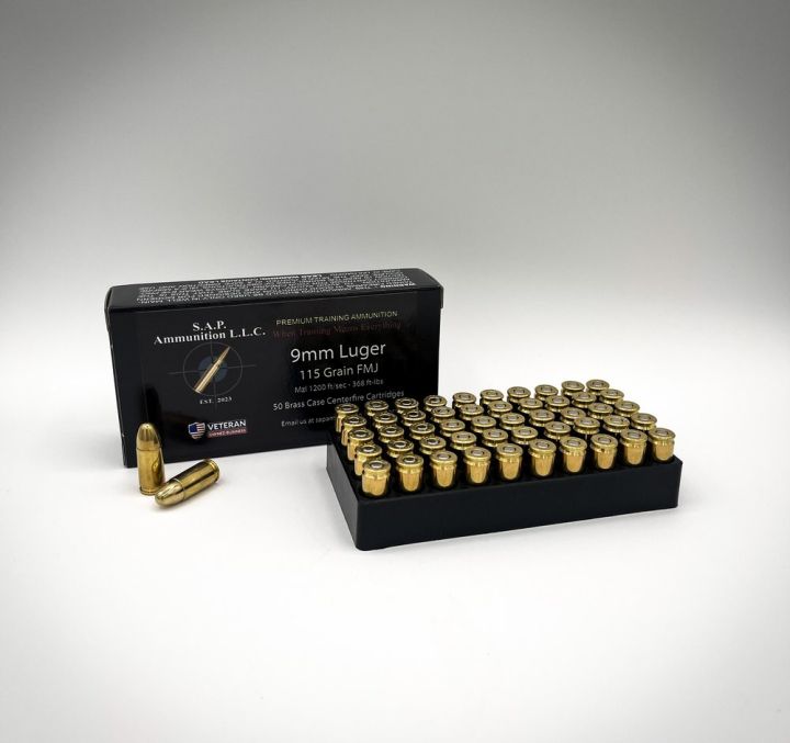 9mm 115gr FMJ